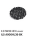 GM Lighting ILS MR16 Hex Louver Black (ILS-A900HL16-BK)
