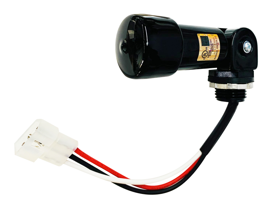 GM Lighting ILS Photocell Sensor 120Vac With Plug Fits 7/8 Inch KO Adjustable Angle Plastic Case (ILS-C110)