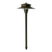 GM Lighting ILS Path 202 8.4 Inch 2-Tier 24 Inch High Hat Path Light Antique Brass With ILS-A100P Stake - G4 Lamp 4W Maximum [Not Included] (ILS-P202-AB)