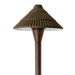 GM Lighting ILS Path 203 7.5 Inch Ribbed Cone Hat Path Light Antique Brass ILS-A100P Stake - G4 Lamp 4W Maximum [Not Included] (ILS-P203-AB)