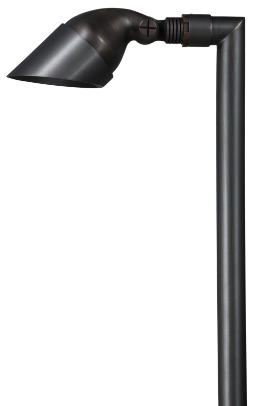 GM Lighting ILS Path 300 Oval Path Light 24 Inch Antique Brass 90 Degree Stem Adjustable Angle ILS-A100P Stake - G4 Lamp 4W Maximum [Not Included] (ILS-P300-AB)