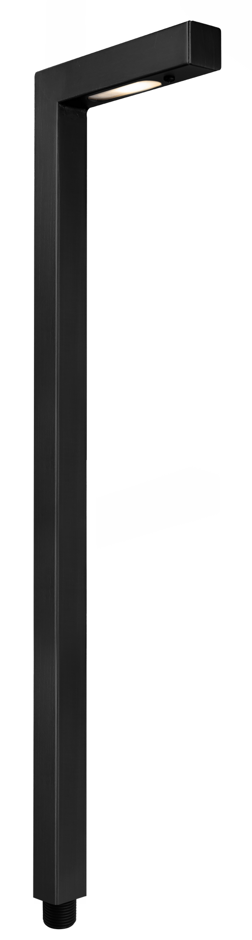 GM Lighting ILS Modern L Shaped Path Light 6 Foot 18/2 AWG Cord Plastic Frosted Lens Black Uses 4W [Maximum] G4 Lamp Not Included (ILS-P400-BK)