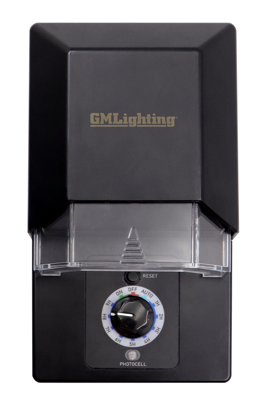 GM Lighting ILS Transformer 100W ABS Case Built-In Mechanical Timer/Photocell 120Vac Input 12/15Vac Output (ILS-S100C-PC)