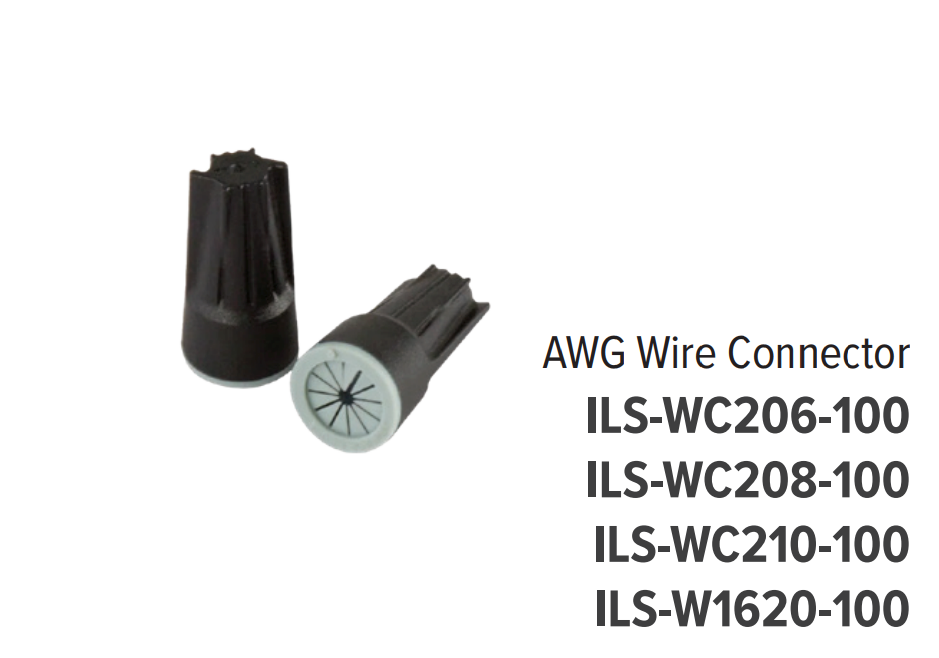 GM Lighting ILS 6-22 AWG Wire Nut 10 Per Bag (ILS-WC206-10)