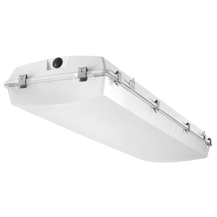 ATLAS 4 Foot Wide Body Industrial LED Linear Fully Selectable 13000Lm-27000Lm 4000K/4500K/5000K Wet Location Glare Free Lens (ILWS13-27L4WD)