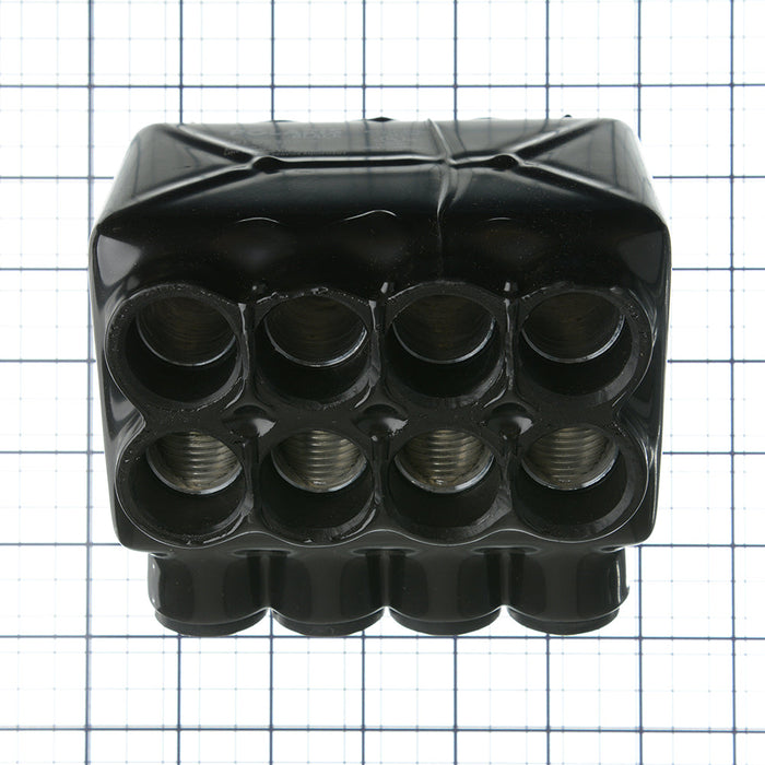 NSI 500 MCM-4 AWG Stacked Polaris Insulated Multi-Tap Connector 8-Port Double Sided Entry (IPLDS500-8)