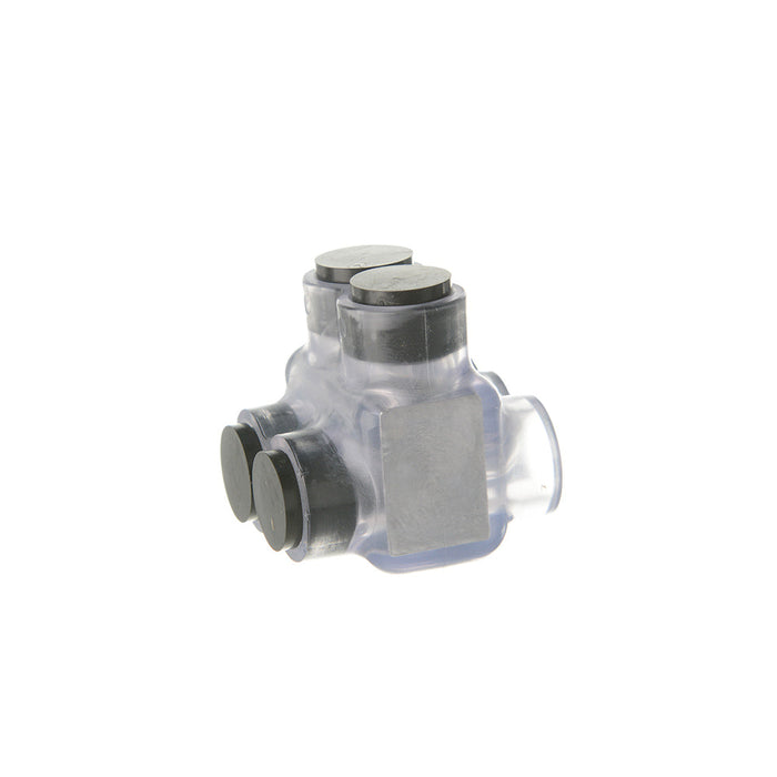 NSI Polaris Vision Tap Clear 1/0-14 AWG Polaris Insulated Multi-Tap Connector 2-Port Single Sided Entry (IT-1/0CB)
