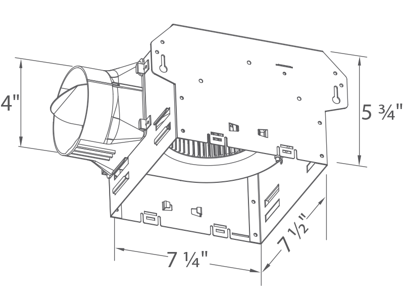 Delta Breez 80 CFM 48LVDC Low Voltage (VFB080B4A1-LVDC)