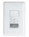 NX Lighting Controls LightHAWK Dimming PIR Wall Switch Sensor With IntelliDAPT Single Circuit 3-Button 120/277VAC 1000 Square Foot Photocell (LHDMIRS3-N-WH)