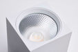 SATCO/NUVO 8W Square LED Track Head CCT Selectable 2700K/3000K/3500K/4000K/5000K Dim To Warm J Style 36 Degree Beam Angle 120V White (JH5051)