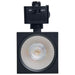 SATCO/NUVO 8W Square LED Track Head CCT Selectable 2700K/3000K/3500K/4000K/5000K Dim To Warm J Style 36 Degree Beam Angle 120V Black (JH5052)