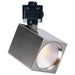 SATCO/NUVO 8W Square LED Track Head CCT Selectable 2700K/3000K/3500K/4000K/5000K Dim To Warm J Style 36 Degree Beam Angle 120V Brushed Nickel (JH5053)