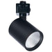 SATCO/NUVO 8W Round LED Track Head CCT Selectable 2700K/3000K/3500K/4000K/5000K Dim To Warm J Style 48 Degree Beam Angle 120V Black (JH5065)