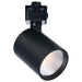 SATCO/NUVO 8W Round LED Track Head CCT Selectable 2700K/3000K/3500K/4000K/5000K Dim To Warm J Style 48 Degree Beam Angle 120V Black (JH5065)