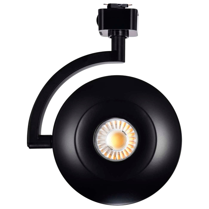SATCO/NUVO ORB LED J-Style Track Head 12W CCT Selectable 3000K/4000K/5000K 24 Degree Beam Angle 120V Black (JH5071)