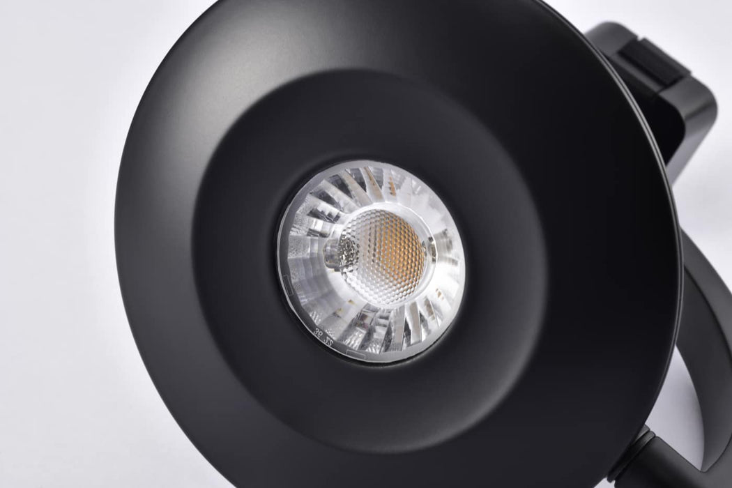 SATCO/NUVO ORB LED J-Style Track Head 12W CCT Selectable 3000K/4000K/5000K 24 Degree Beam Angle 120V Black (JH5071)