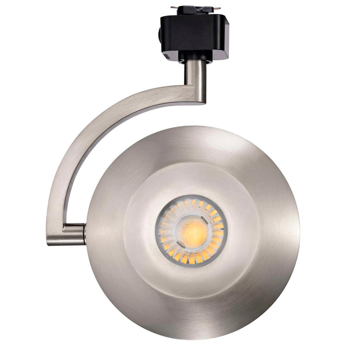 SATCO/NUVO ORB LED J-Style Track Head 12W CCT Selectable 3000K/4000K/5000K 24 Degree Beam Angle 120V Brushed Nickel (JH5072)