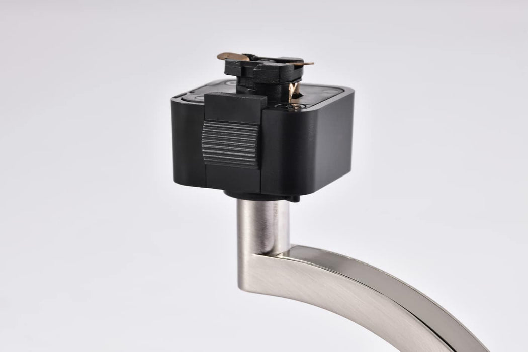 SATCO/NUVO ORB LED J-Style Track Head 12W CCT Selectable 3000K/4000K/5000K 24 Degree Beam Angle 120V Brushed Nickel (JH5072)