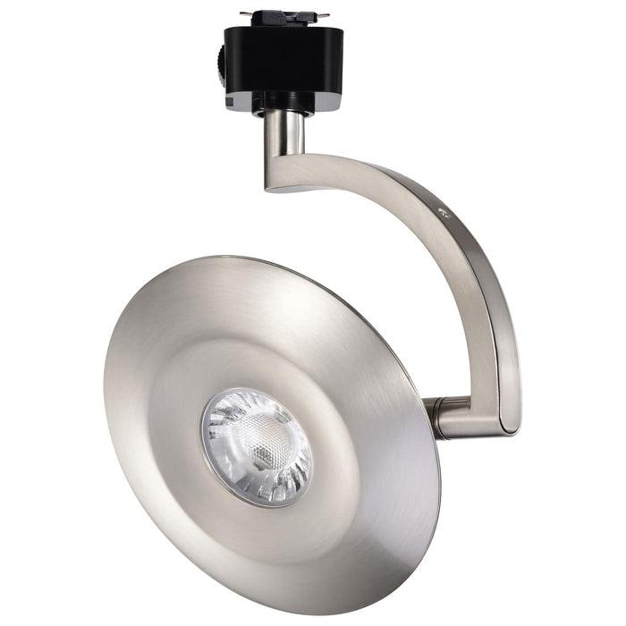 SATCO/NUVO ORB LED J-Style Track Head 12W CCT Selectable 3000K/4000K/5000K 36 Degree Beam Angle 120V Brushed Nickel (JH5075)