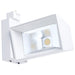 SATCO/NUVO LED Commercial J-Style Track Head Wattage/CCT Selectable 30W/40W/50W 2700K/3000K/3500K/4000K/5000K 90 CRI White Finish Phase Cut Dimming (JH6001)