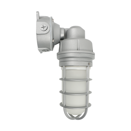 EIKO JJ-PS20-8FCCT-U Jelly Jar Vapor Tight Fixture Wattage/CCT Selectable 20W/15W/10W 3000K/4000K/5000K 80 CRI 120-277V (15593)