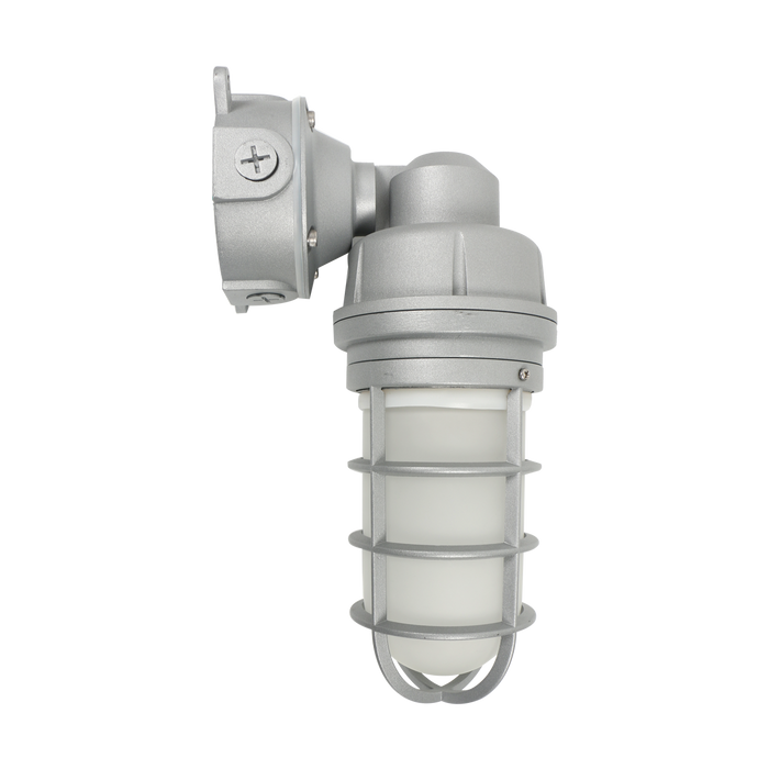 EIKO JJ-PS20-8FCCT-U Jelly Jar Vapor Tight Fixture Wattage/CCT Selectable 20W/15W/10W 3000K/4000K/5000K 80 CRI 120-277V (15593)