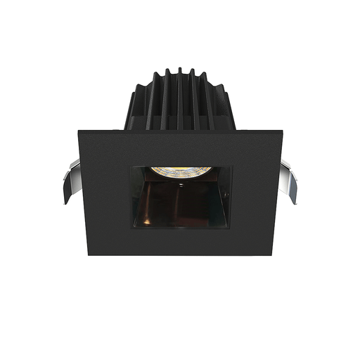 Lotus LED Lights 2 Inch Square Recessed Black Trim LED 9W CCT Selectable 2700K/3000K/3500K/4000K/5000K Black Chrome Reflector 36 Degree Air Tight 90 CRI (JXL-COB02-S09W-5CCT-BK-2SR-SM-BC)