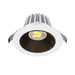Lotus LED Lights 4 Inch Round Recessed White Trim LED 15W CCT Selectable 2700K/3000K/3500K/4000K/5000K Black Chrome Reflector 36 Degree Air Tight 90 CRI (JXL-COB04-R15W-5CCT-WH-4RR-SM-BC)