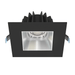 Lotus LED Lights 4 Inch Square Recessed Black Trim LED 15W CCT Selectable 2700K/3000K/3500K/4000K/5000K Alzak Reflector 36 Degree Air Tight 90 CRI (JXL-COB04-S15W-5CCT-BK-4SR-SM-AZ)