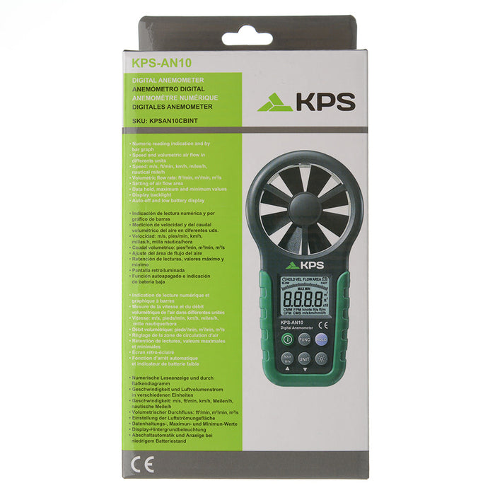 KPS KPSAN10CBINT Digital Anemometer (KPS-AN10)