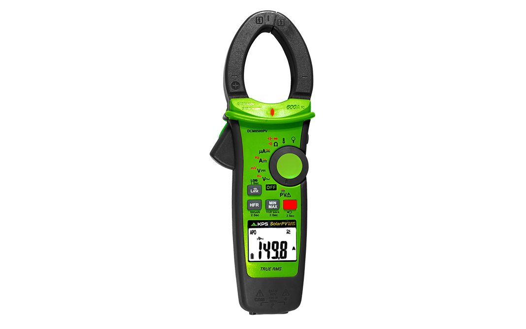 KPS KPSDCM8500PVCBINT AC/DC Digital Clamp Meter For PV Applications (KPSDCM8500PV)