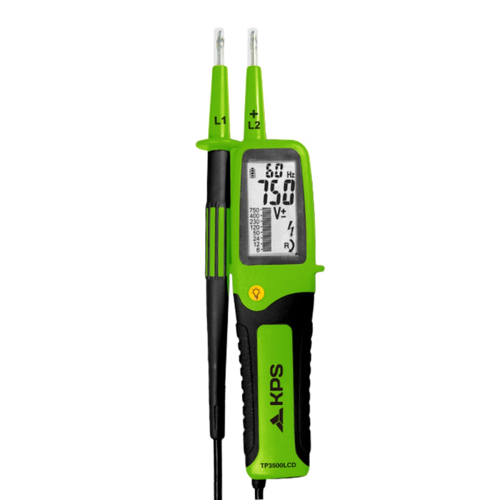 KPS KPSTP3500LCDCBINT Two-Pole Voltage Tester (KPSTP3500LCD)