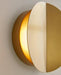 Generation Lighting Dottie Small Sconce Burnished Brass Finish With Burnished Brass Steel Shade (KSW1001BBS)