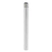 Keystone 18 Inch Rigid 3/8 IPS Stem [5/8 Inch Outside Diameter] 1/4 IPS X 1/4 IPS Internal Thread Both Ends White (KT-5CC-2-18-3/8IPS)