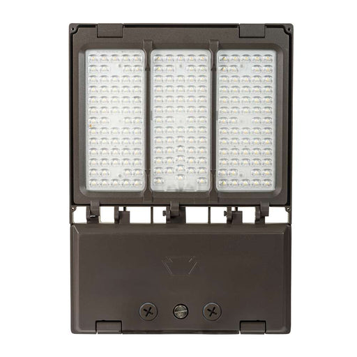 Keystone 140W 5000K LED Area Light Optics Selectable A [Type III And V] 120-277V Input 0-10V Dimming Bronze NEMA Twist Lock Receptacle/Shorting Cap (KT-ALED140-M2-OSA-NM-850-VDIM/G2)