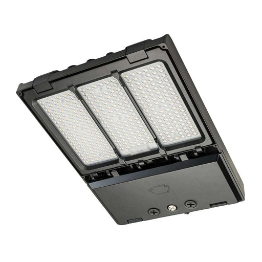 Keystone LED Area Light Selectable 140W/100W/70W 3000K/4000K/5000K Optics Selectable A 120-277V 0-10V Black NEMA Twist Lock Receptacle/Shorting Cap (KT-ALED140PS-M2-OSA-NM-8CSB-VDIM-B/G2)