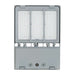 Keystone LED Area Light Selectable 140W/100W/70W 3000K/4000K/5000K Optics Selectable A 120-277V 0-10V Silver NEMA Twist Lock Receptacle/Shorting Cap (KT-ALED140PS-M2-OSA-NM-8CSB-VDIM-S/G2)