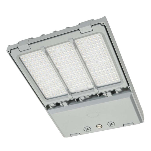 Keystone LED Area Light Selectable 140W/100W/70W 3000K/4000K/5000K Optics Selectable A 120-277V 0-10V Silver NEMA Twist Lock Receptacle/Shorting Cap (KT-ALED140PS-M2-OSA-NM-8CSB-VDIM-S/G2)