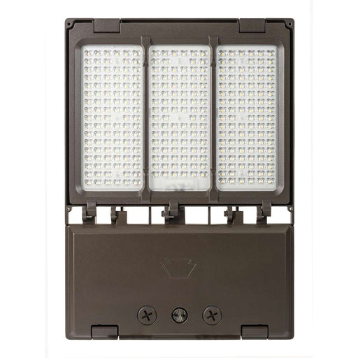 Keystone LED Area Light Selectable 140W/100W/70W 3000K/4000K/5000K Optics Selectable 277-480V 0-10V Bronze NEMA Twist Lock Receptacle/Shorting Cap (KT-ALED140PSHV-M2-OSA-NM-8CSB-VDIM/G2)