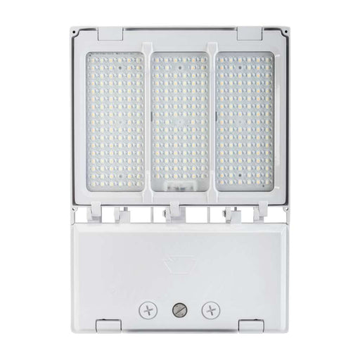 Keystone LED Area Light Selectable 140W/100W/70W 3000K/4000K/5000K 277-480V 0-10V Dimming White NEMA Twist Lock Receptacle/Shorting Cap (KT-ALED140PSHV-M2-OSA-NM-8CSB-VDIM-W/G2)