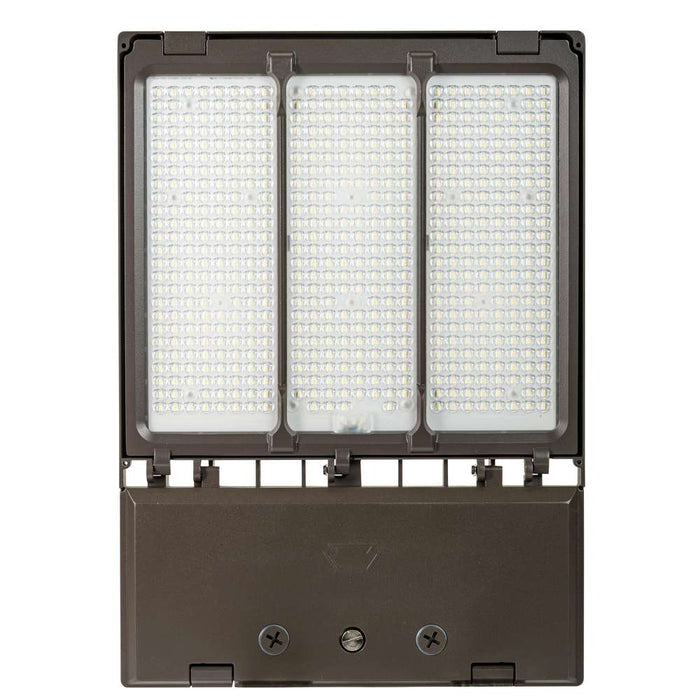 Keystone 290W 5000K LED Area Light Optics Selectable A [Type III And V] 120-277V Input 0-10V Dimming Bronze NEMA Twist Lock Receptacle/Shorting Cap (KT-ALED290-L2-OSA-NM-850-VDIM/G2)