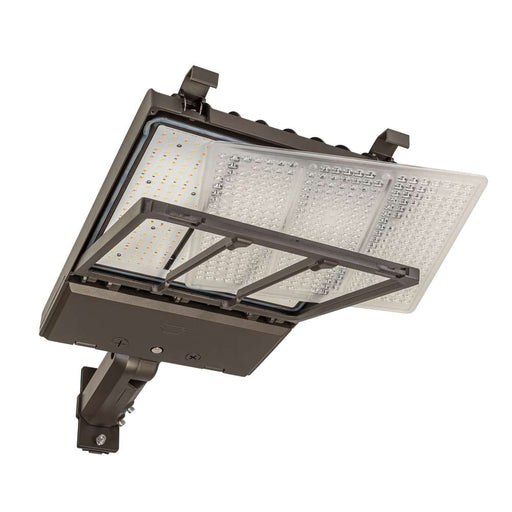 Keystone LED Area Light 290W/210W/185W 3000K/4000K/5000K Type III/V 120-277V 0-10V Slipfitter Mount Bronze NEMA Twist Lock Receptacle/Shorting Cap (KT-ALED290PS-L2-OSA-USF-8CSB-VDIM/G2)