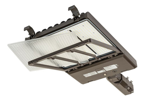 Keystone 290W Power/Color Select LED Area Light With NEMA Type 7-Pin Twist Lock Receptacle And Shorting Cap Series 2 Large Housing Optics (KT-ALED290PS-L2-OSB-SF-8CSB-VDIM-P)