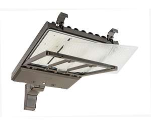 Keystone LED Area Light Wattage/CCT Selectable 290W/210W/185W 3000K/4000K/5000K 120-277V 80 CRI 0-10V Dimming Pole Mount (KT-ALED290PS-L2-OSB-PMA-8CSB-VDIM-P/G2)