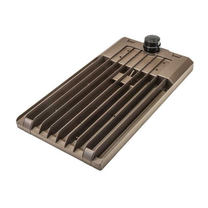 Keystone LED Area Light Selectable 340W/290W/210W 3000K/4000K/5000K Type III And V 120-277V 0-10V Bronze NEMA Twist Lock Receptacle/Shorting Cap (KT-ALED340PS-VL2-OSA-NM-8CSB-VDIM/G2)