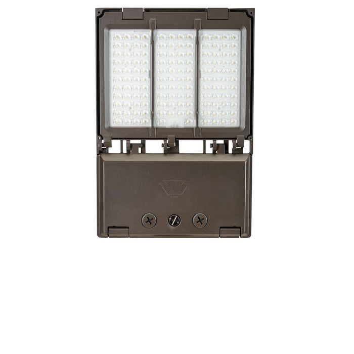 Keystone 70W 4000K LED Area Light Optics Selectable A [Type III And V] 120-277V Input 0-10V Dimming Bronze NEMA Twist Lock Receptacle/Shorting Cap (KT-ALED70-S2-OSA-NM-840-VDIM/G2)