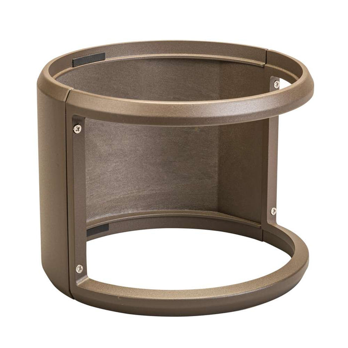 Keystone 180 Degree Shield Bronze Used On KT-BLED24PS Cone And Louver Reflector Bollard Heads (KT-BLED-SHIELD-180-KIT)