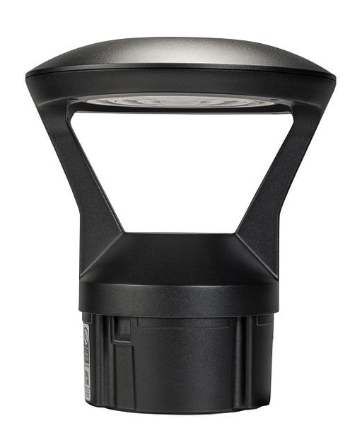 Keystone Decorative Bollard Head Power/Color Select 24W/19W/14W 3000K/4000K/5000K Built-In Photocell 120-277V Input Black (KT-BLED24PS-3C-UNV-8CSB-VDIM-B)