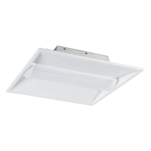 Keystone 2X2 LED Center Basket Troffer Wattage/CCT Selectable 24W/18W/15W 3500K/4000K/5000K 120-277V Frosted Curved Lens 0-10V Dimming (KT-CBLED24PS-22C-8CSA-VDIM /CR)