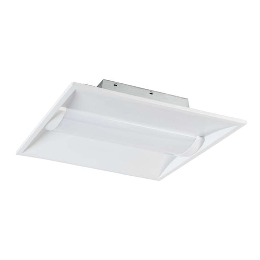 Keystone 2X2 LED Center Basket Troffer Wattage/CCT Selectable 24W/18W/15W 3500K/4000K/5000K 120-277V Input Frosted Curved Lens 0-10V Dimming (KT-CBLED24PS-22C-8CSA-VDIM)